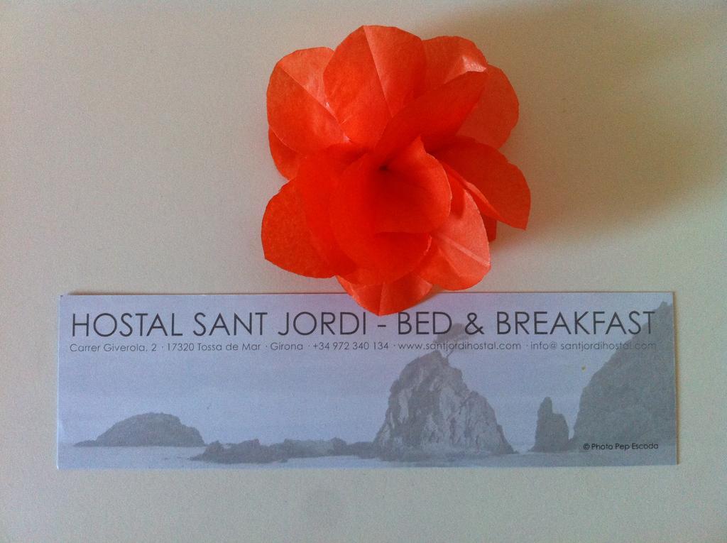 Hostal Sant Jordi Тосса-де-Мар Экстерьер фото